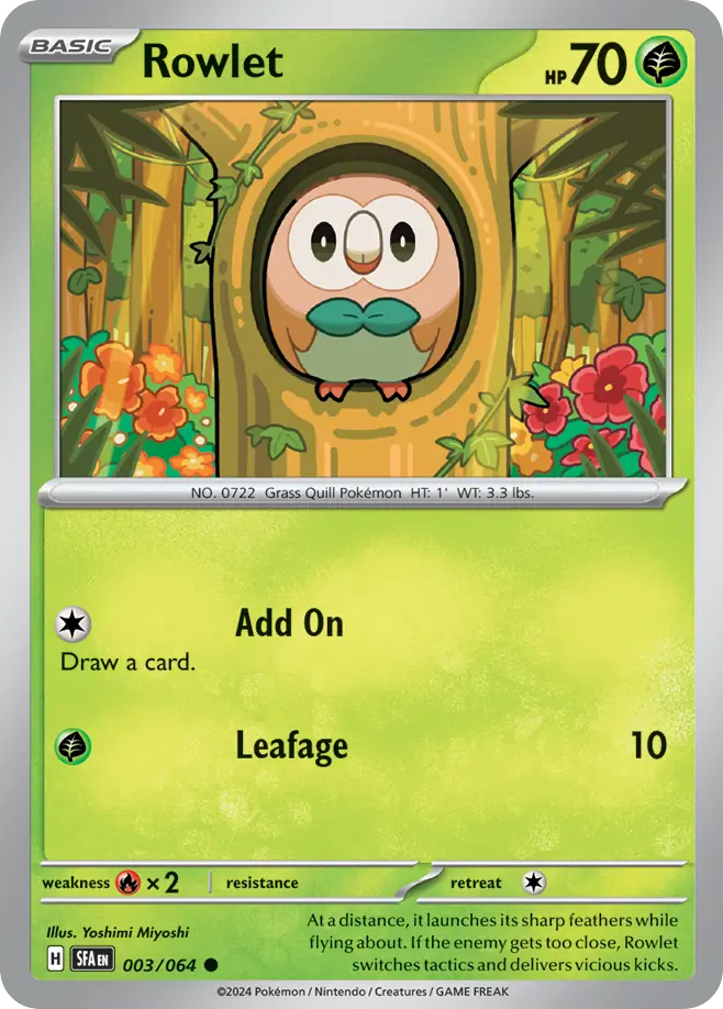 Shrouded Fable Rowlet #3/64